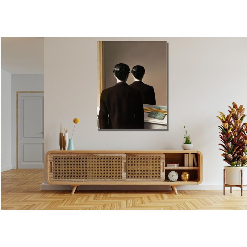 Rene Magritte Not to be Produced Ready To Hang Canvas,Rene Magritte The Son of a Man Canvas Wall Art,Surrealism Canvas Art Gallery Wall Art.jpg