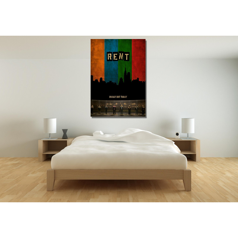 RENT Musical Ready To Hang Canvas, RENT Musical Inspired Fan Art, Rent Musical Poster, West End Broadway Play Theatre Vintage Posters Print.jpg
