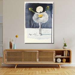 salvador dali dandelion dancer ready to hang canvas,dandelion dancer 1948 poster,dali dandelion dancer canvas wall art,d