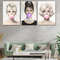Set of 3 Lady Bubble Gum Ready To Hang Canvas, Blowing Bubble Gum Art, Brigitte Bardot, Famous women, Audrey Hepburn, Bubble Gum Canvas.jpg