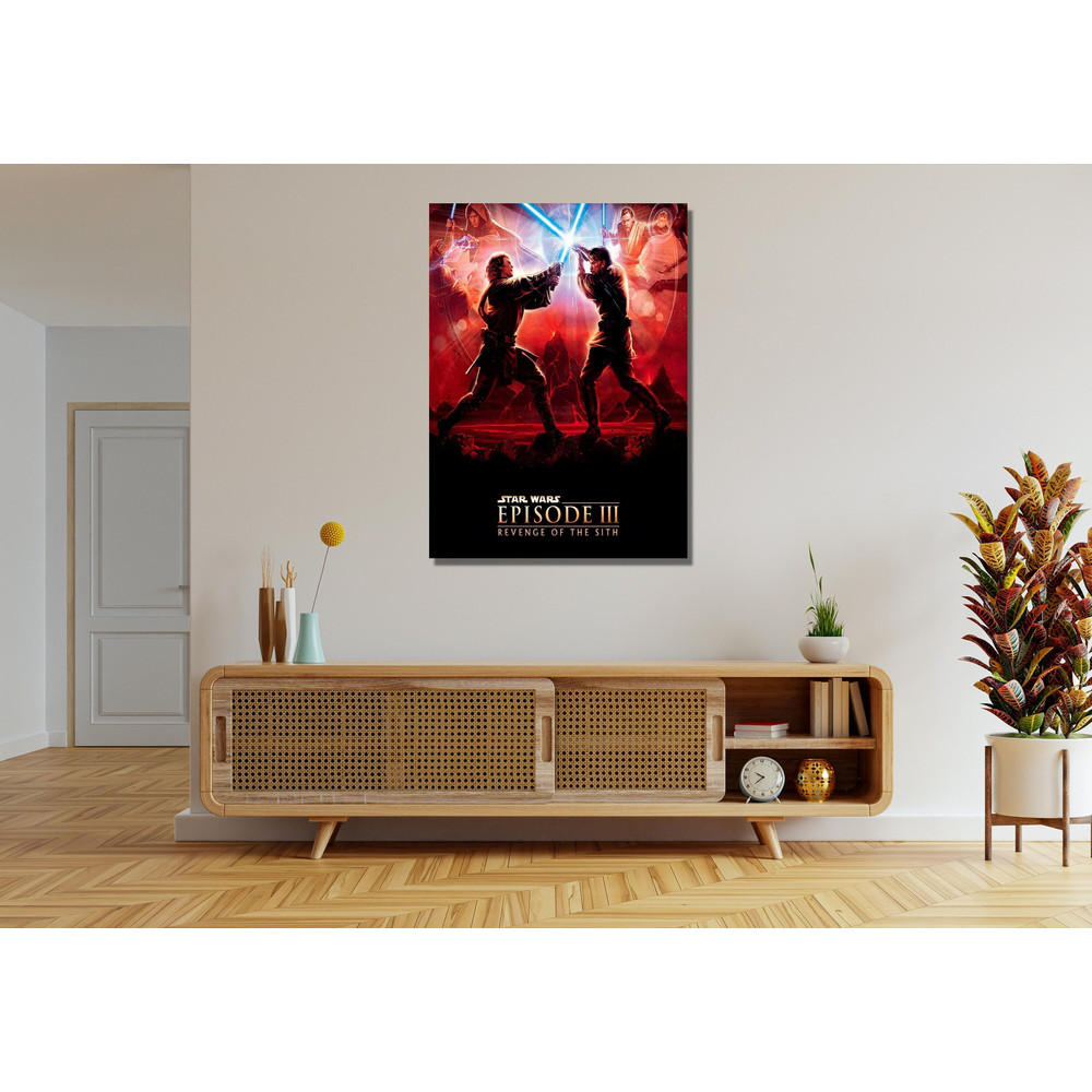 Starwars Anakin vs Obi Wan Ready To Hang Canvas,Anakin Skywalker Print Art,Clone Wars,Darth Vader,Luke Skywalker,Obi Wan Kenobi Poster Print.jpg