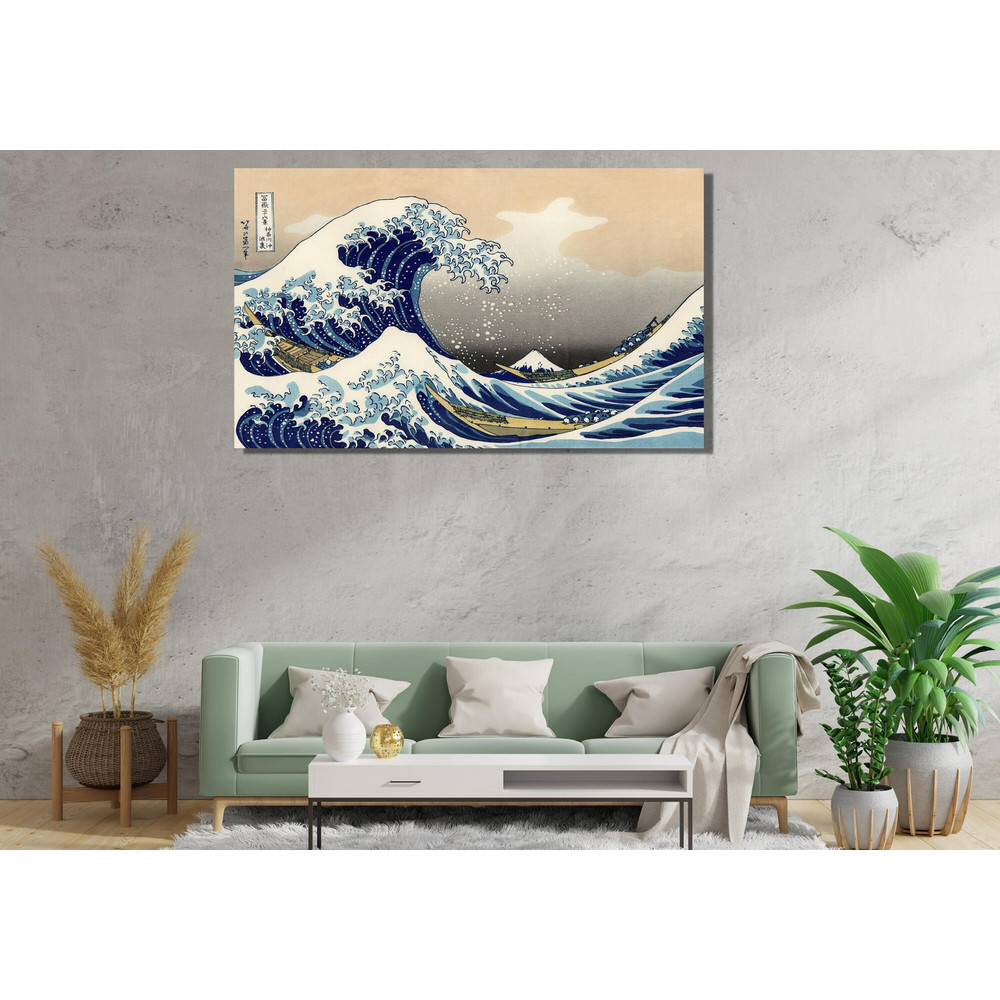 The Great Wave off Kanagawa Ready To Hang Canvas,The Legend of Zelda Windwaker Canvas Wall Art,Zelda Wall Art,Breath Of The Wild,Zelda Lover.jpg