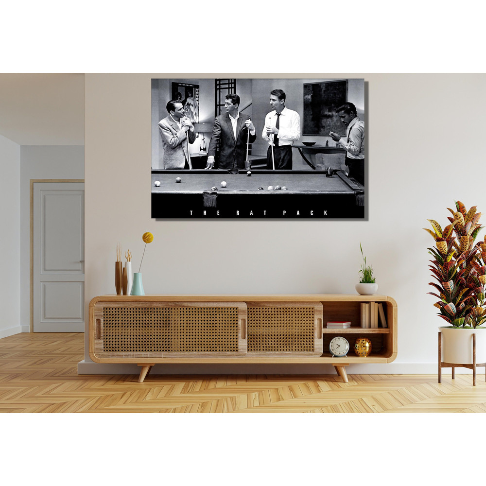 The Rat Pack Ready To Hang Canvas,The Rat Pack Canvas Art, Frank Sinatra, Dean Martin, Sammy Davis Jr and Peter Lawford Poster,The Rat Pack 1.jpg