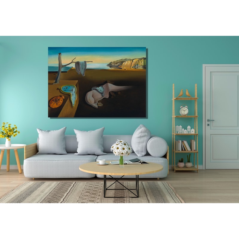 Salvador Dali The Persistence of Memory Ready To Hang Canvas,Reproduction Canvas Home Decor, Dali Canvas, Salvador Dali Print,Dali Wall Art.jpg