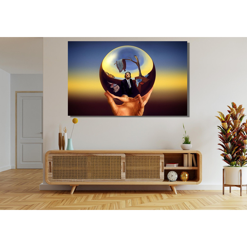 Salvador Dali's World Ready To Hang Canvas,Dali Printable,Dali Poster,Dalì Art,Printable Poster,Abstract Painting,Abstract Canvas Wall Art.jpg