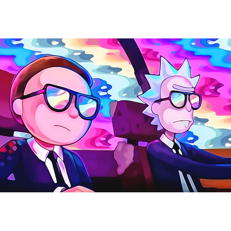 Rick and Morty x Run The Jewels Oh Mama Poster 1.jpg