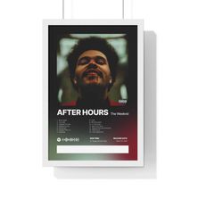 after hours the weeknd album digital print |