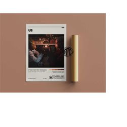 us retro movie poster print | minimalist movie