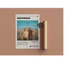 midsommar retro movie poster print | minimalist movie