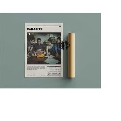 parasite retro movie poster print | minimalist movie
