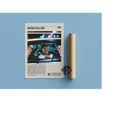 beverly hills cop retro vintage poster | beverly