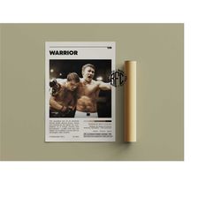 warrior retro movie poster print | minimalist movie