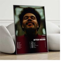 the weeknd - after hours album cover poster