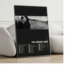 u2 - the joshua tree album cover poster