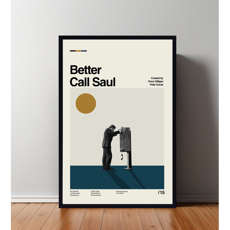 Better Call Saul Poster, Better Call Saul Print, Wall Art, Minimalist Movie, High Quality, Modern Art, Custom Poster, Home Art, Home Decor.jpg