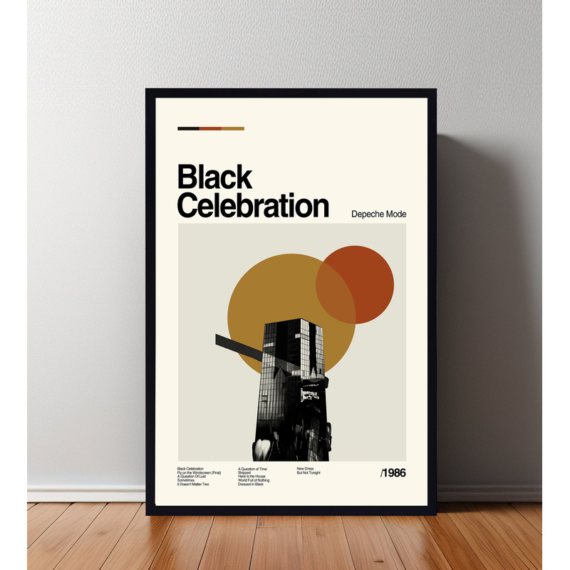 Black Celebration Poster, Black Celebration Print, Movie Poster, Minimalist Poster, Minimalist Wall Art, Home Decor, Custom Poster, Wall Art 1.jpg