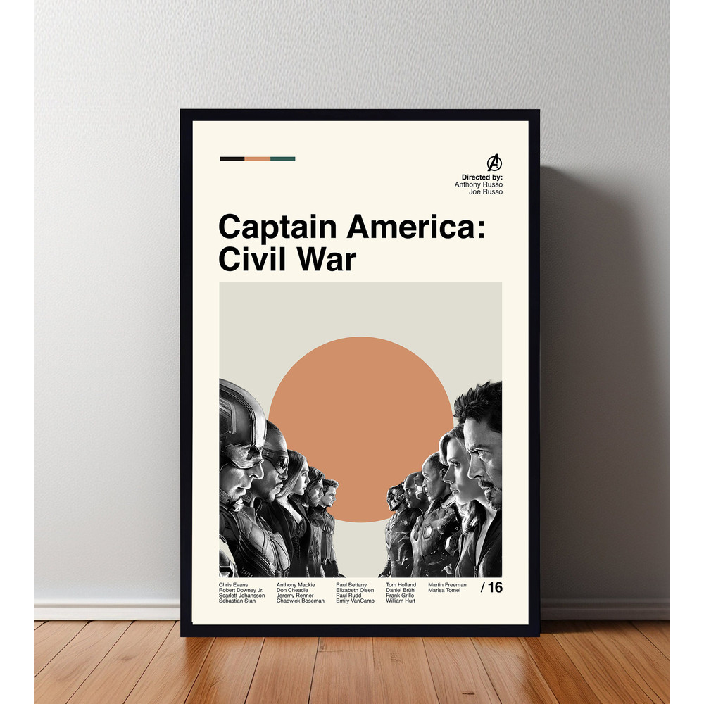 Captain America Poster, Captain America Print, Movie Poster, Minimalist Poster, Minimalist Wall Art, Home Decor, Custom Poster, Wall Art.jpg