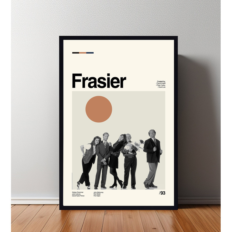 Frasier Movie Poster, Frasier Print, Wall Art, Minimalist Movie, High Quality, Modern Art, Custom Poster, Home Art, Home Decor.jpg