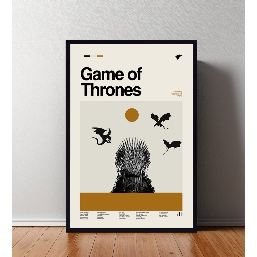 Game Of Thornes Poster, Game Of Thornes Print, Minimalist Movie, Vintage Retro, Abtract Poster, Aesthetic Poster, Vintage Art, High Quality.jpg
