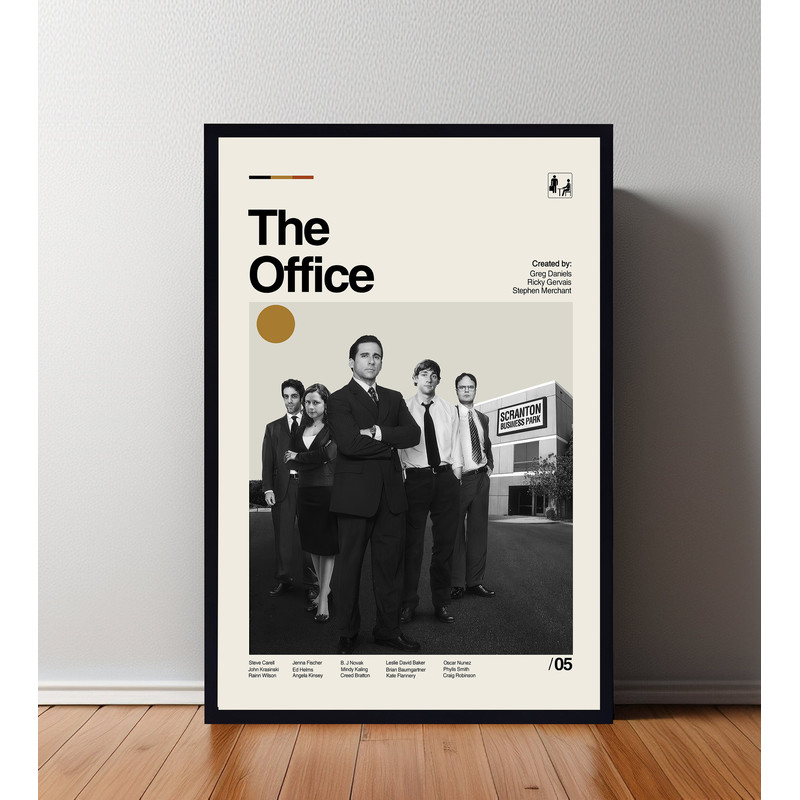 The Office Poster, The Office Print, Wall Art, Minimalist Movie, High Quality, Modern Art, Custom Poster.jpg