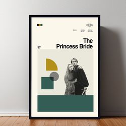 the princess bride poster, the princess bride print, movie poster, minimalist poster, minimalist wall art, home decor, c