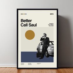 better call saul poster, better call saul print, movie poster, minimalist poster, minimalist wall art, home decor, custo