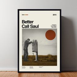 better call saul poster, better call saul print, retro movie poster, room decor, custom poster, wall art print, home dec