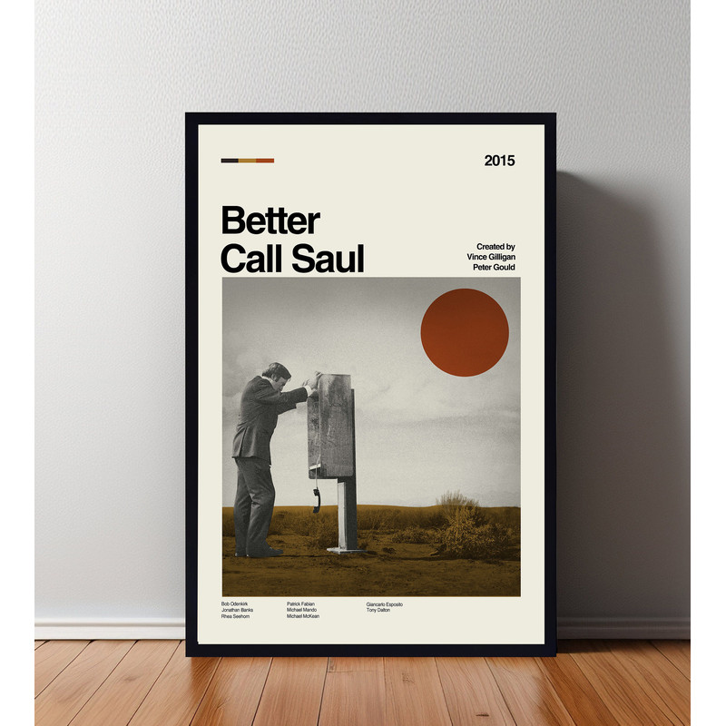 Better Call Saul Poster, Better Call Saul Print, Retro Movie Poster, Room Decor, Custom Poster, Wall Art Print, Home Decor, Minimalist Wall.jpg