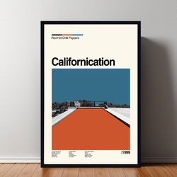 californication poster, californication print, minimalist movie, vintage retro, abtract poster, aesthetic poster, vintag