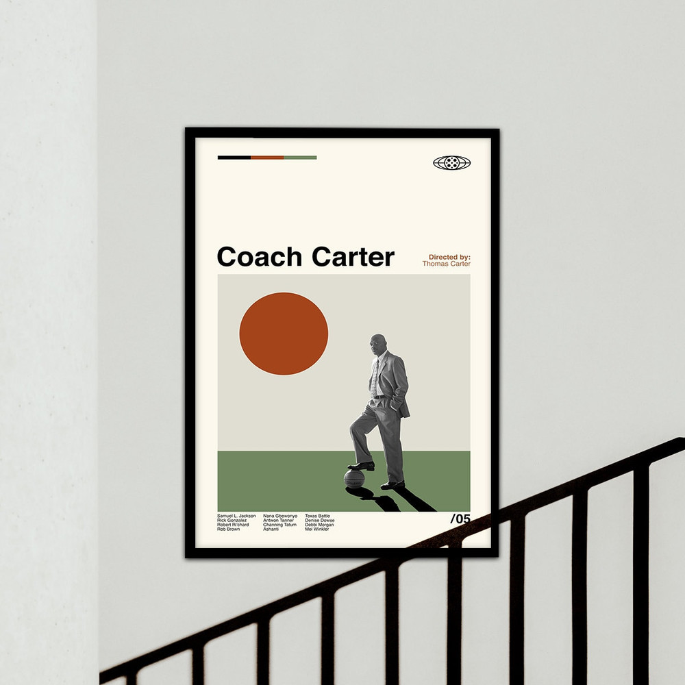 Coach Carter Poster, Minimalist Movie, Vintage Retro, Art Print, Custom Poster, Wall Art Print, Home Decor, Abtract Poster, High Quality.jpg