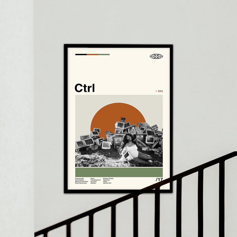 Ctrl Poster, Ctrl Print, Print Wall Art, Custom Poster, Vintage Film Art, Classic Movie Poster, Movie Poster, Aesthetic Poster.jpg