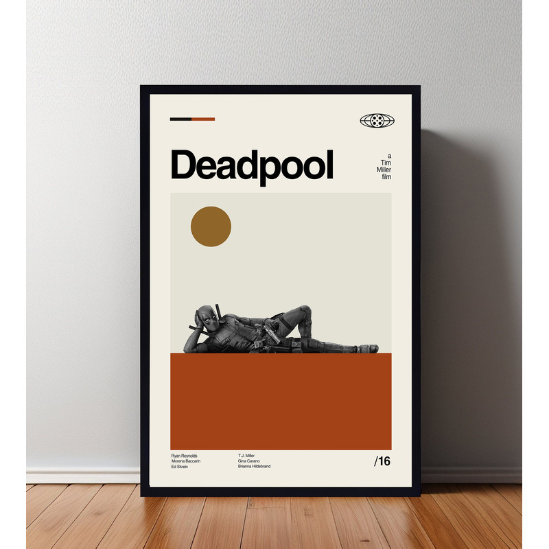 Deadpool Movie Poster, Deadpool Print, Wall Art, Minimalist Movie, High Quality, Modern Art, Custom Poster, Home Art, Home Decor.jpg