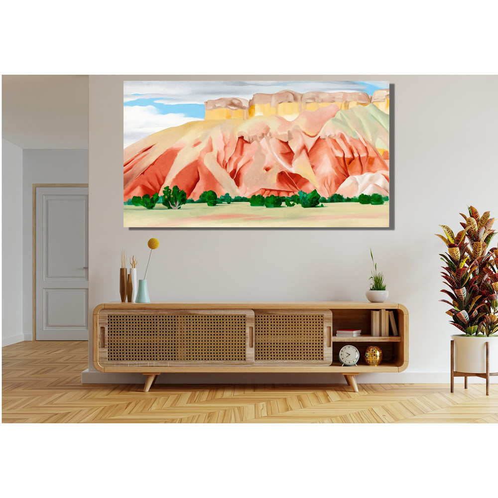 Georgia O'Keeffe Mountain Ready To Hang Canvas,Reproduction Painting,O'Keeffe Picture,O'Keeffe Poster,OKeeffe Water Green Mountain,Landscape.jpg