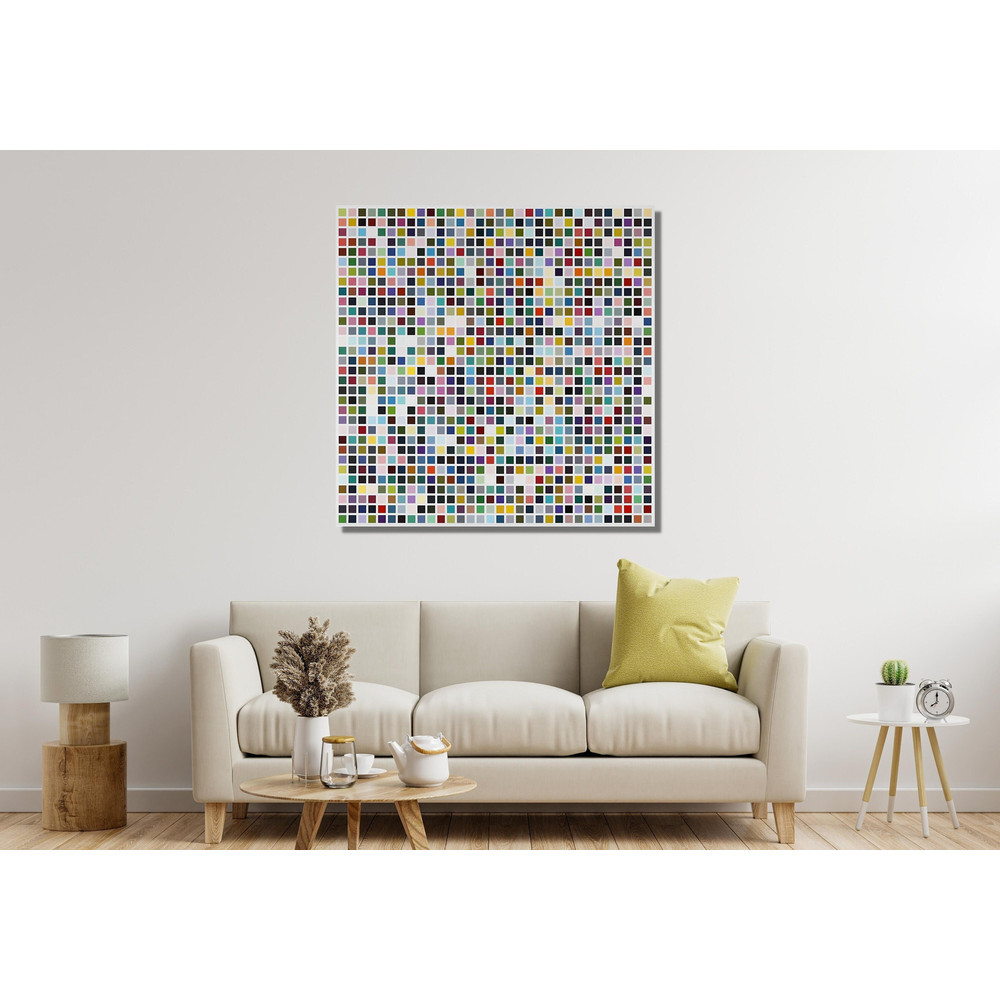 Gerhard Richter 1024 Colours Ready To Hang Canvas,1024 Colours Wall Art Print Design, Conceptual Art,Expressionist Decor for Home & Office.jpg