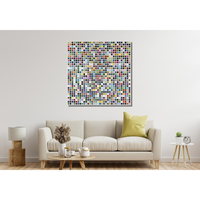 Gerhard Richter 1024 Colours Ready To Hang Canvas,1024 Colours Wall Art Print Design, Conceptual Art,Expressionist Decor for Home & Office.jpg