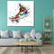 GOAT Michael Jordan Ready To Hang Canvas, Air Jordan Wall Art, Basketball Legend Artwork, Air Jordan Graffiti Canvas, Air Jordan Shoe Poster.jpg