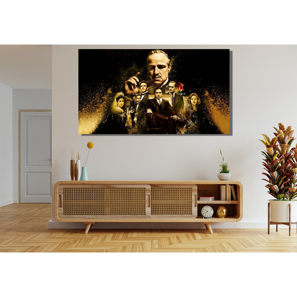 Godfather Ready To Hang Canvas,Gangster Wall Art,Famous Gangsters Canvas Print,The Godfather Canvas Painting,Gangsters Poster Mafia Wall Art.jpg