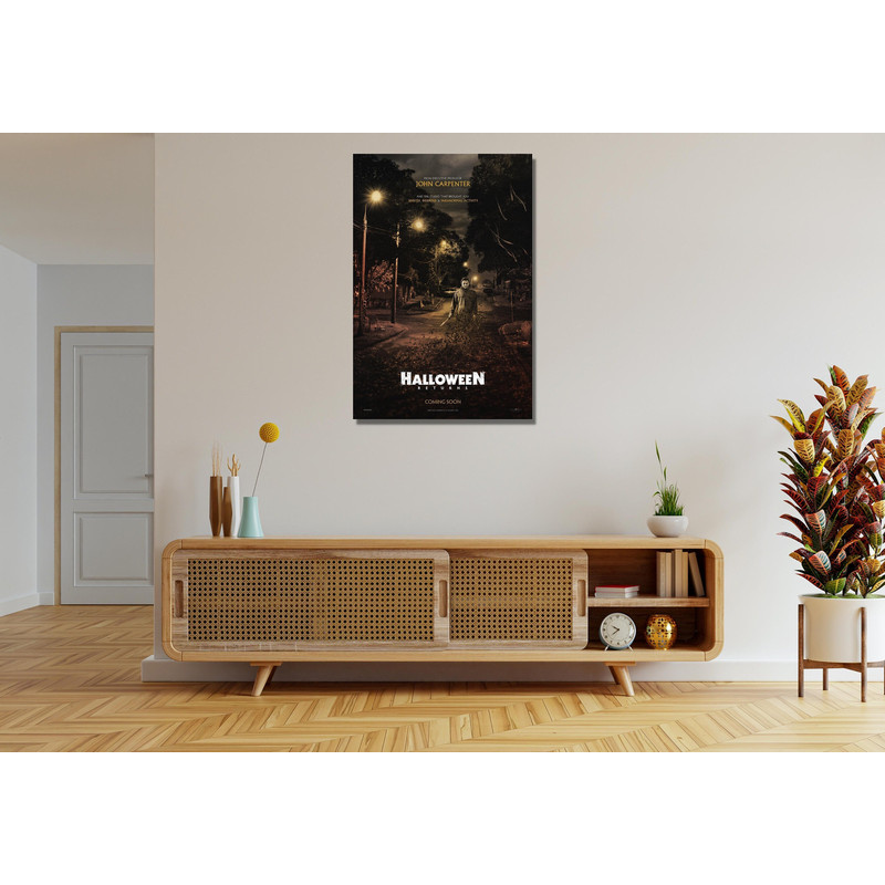 Halloween Ready To Hang Canvas,Michael Myers Wall Art,Rolled Canvas Print,Movie Poster Gift,Halloween Poster Art,Halloween Gift,Halloween.jpg