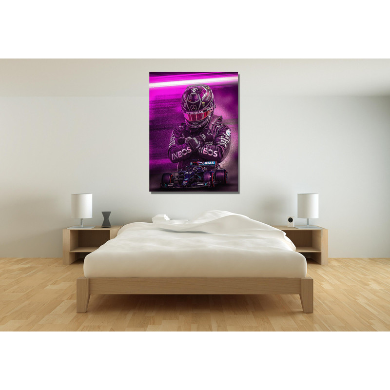 Hamilton F1 Canvas Wall Art, Lewis Hamilton Mercedes Car Race Win F1 Formula 1 Formula One Canvas Poster Print Wall Art,Lewis Hamilton Print.jpg