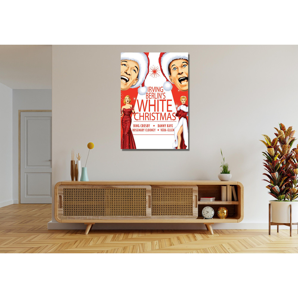 Irving Berlin's White Christmas Funny Ready To Hang Canvas,White Christmas Lovers Movie,White Christmas Lover Movie Poster Home Living Decor 1.jpg