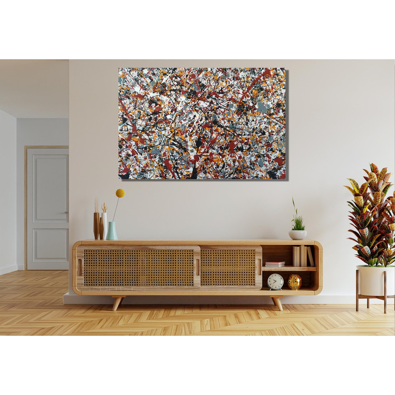 Jackson Pollock Ready To Hang Canvas,Abstract Art,Jackson Pollock Art Print,Jackson Pollock Artwork,Reproduction Art,Jackson Pollock Print.jpg