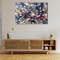 Jackson Pollock Style Painting Ready To Hang Canvas, Modern Abstract Canvas Wall Art, Pollock Painting Print,Canvas Living Room Abstract Art.jpg