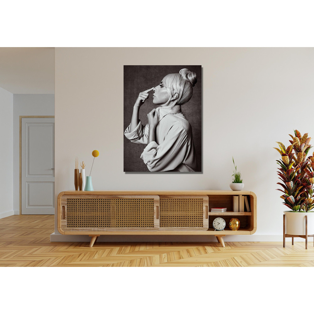 Lady GaGa Ready To Hang Canvas,Lady GaGa Art Music Poster,Living Room Decor,Home Decor,Art Poster For Gift,Lady Gaga Canvas Poster Wall Art 1.jpg