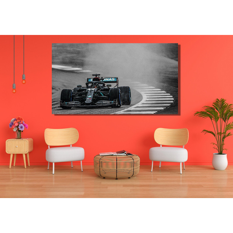 Lewis Hamilton Mercedes Car Race Win F1 Ready To Hang Canvas, Formula 1 Formula One Canvas Poster Print Wall Art,Hamilton F1 Canvas Wall Art 7.jpg