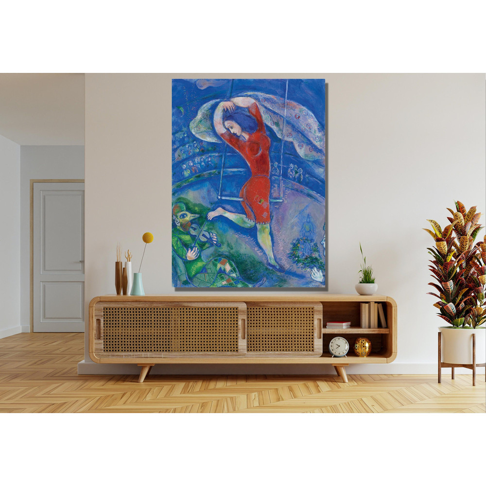 Marc CHAGALL Ready To Hang Canvas,The Acrobat or The Trapeze Canvas Print Art,chagall la mariee Canvas wall art,Exhibition Poster,Surrealism.jpg