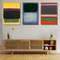 Mark Rothko Colorful Set of 3 Ready To Hang Canvas,Mark Rothko Black Blue Maroon,Colorful Rothko Poster,Red Orange Yellow Rothko Set of 3.jpg