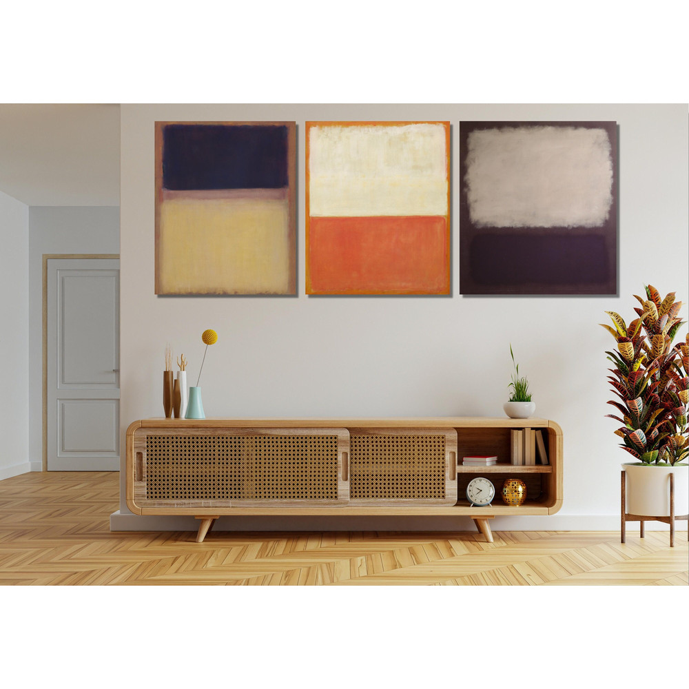 Mark Rothko Set of 3 Ready To Hang Canvas,Mark Rothko Canvas Prints,Mark Rothko Print,Abstract Art Print,Rothko Reproduction Poster Print.jpg