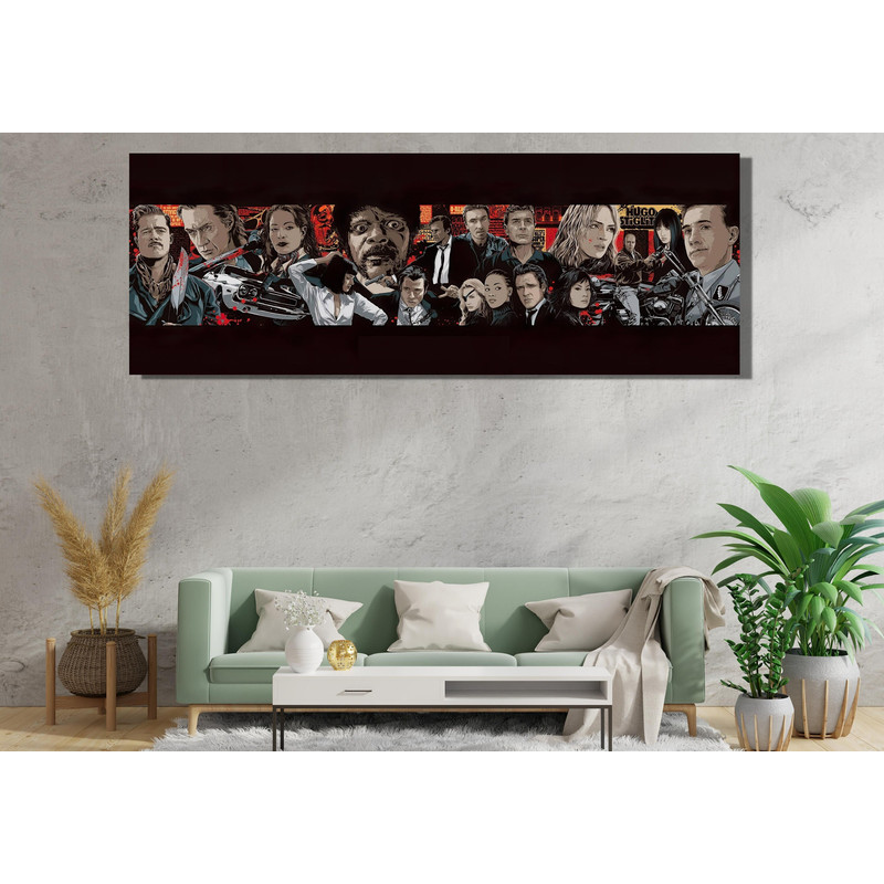 Mia Wallace Ready To Hang Canvas,Pulp Fiction Poster,Mia Wallace Poster,Pulp Fiction Movie,Pulp Fiction Mia Canvas Decor,Mia Wallace Print 1.jpg