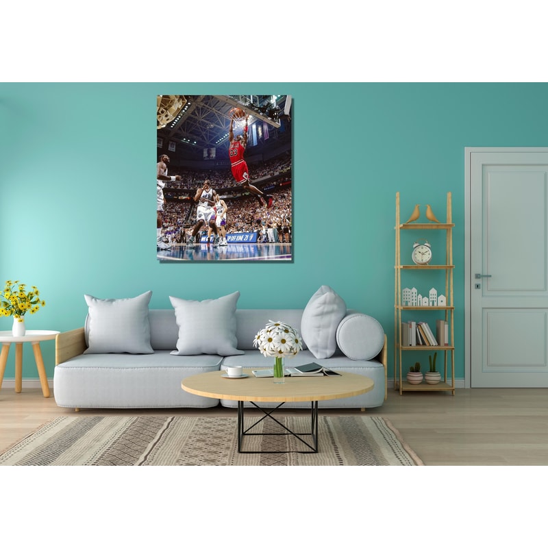 Michael Jordan Ready To Hang Canvas, Michael Jordan Wall Art, Basketball Canvas, Michael Jordan Poster, Basketball Wall Art,Motivational Art.jpg