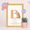 Bear Initial Baby Nursery Print, Bear Nursery Decor, Children's Bear Print, Personalised New Baby Print, Bear Illustration, Baby Name Letter.jpg